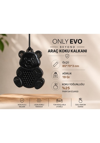 Araç Koku Kalkanı Sevimli Ayıcık Asma Koku