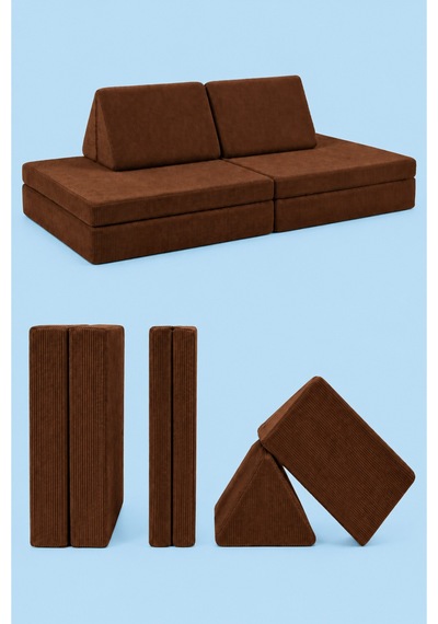 Funbed Sofa Çocuk Oyun Koltuğu, Modüler Katlanır Yatak Ve Oyun Minderi Seti, Süngerli Güvenli Çocuk Kanepe Kahverengi - 889056427 Kahverengi Funbed Sofa Çocuk Oyun Koltuğu, Modüler Katlanır Yatak Ve Oyun Minderi Seti, Süngerli Güvenli Çocuk Kanepe Kahverengi - 889056427 Kahverengi