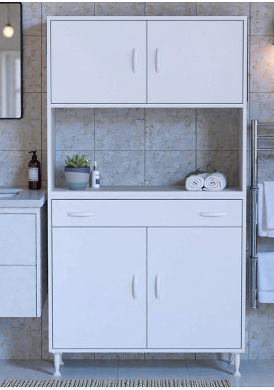 Eliusta Lora Beyaz Dolap 95 Cm Genişliği Ve 173 Cm Yüksekliği İle Dikey Depolama Ünitesi 95x173x32,5 Cm Beyaz Eliusta Lora Beyaz Dolap 95 Cm Genişliği Ve 173 Cm Yüksekliği İle Dikey Depolama Ünitesi 95x173x32,5 Cm Beyaz
