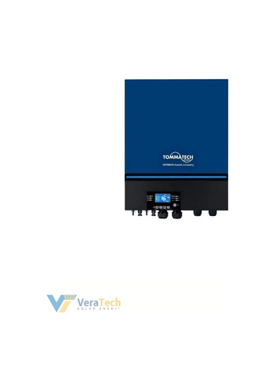 Veratech Hazır Solar Enerji Paketi 14.3kw Lityum Akü 11kw Mppt İnverter