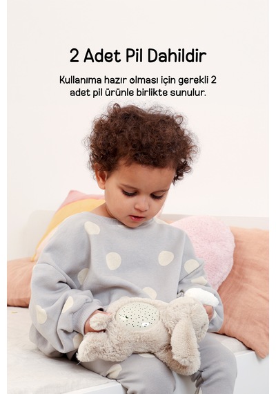 Cloud-b Melodili Peluş Köpek Uyku Arkadaşı 20x15x9 CM