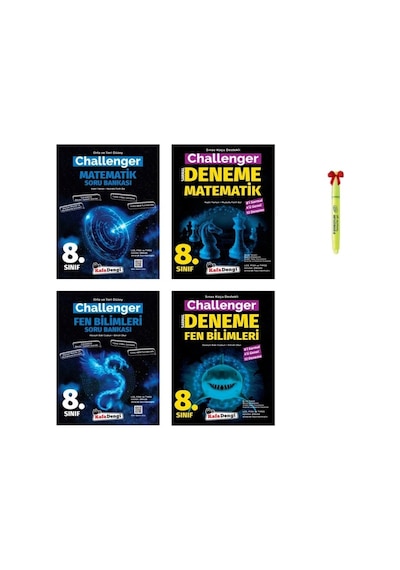 Lgs 8.Sınıf Challenger Matematik Fen Bilimleri Soru Bankası Ve D