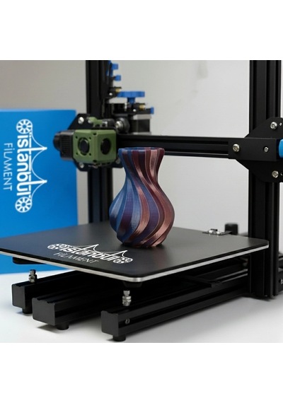 İstanbul Çift Renk Bordo-mavi Filament 1.75mm 1 Kg