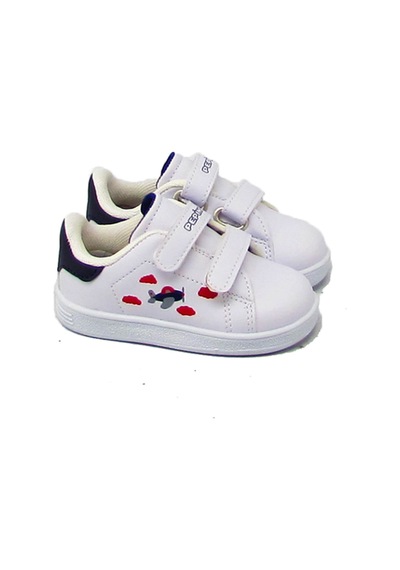 Pepino P-206 Beyaz / Lacivert Unısex Çocuk Çift Cırtlı Spor Ayakkabı Beyaz / Lacivert Beyaz - Lacivert Pepino P-206 Beyaz / Lacivert Unısex Çocuk Çift Cırtlı Spor Ayakkabı Beyaz / Lacivert Beyaz - Lacivert