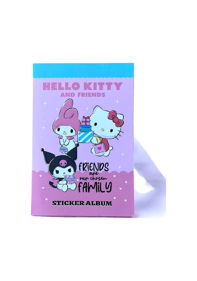 Bak Gel Al Hello Kitty Ve Arkadaşları - Sevimli Sticker Albümü Hello Kitty Melody Ve Kuromi Sticker Defteri K - Bgakuromi011 Çok Renkli