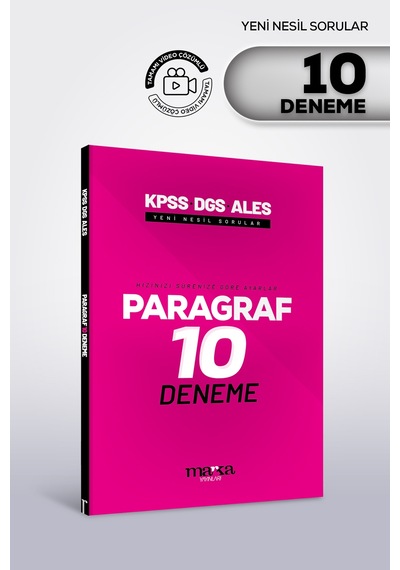 Kpss 2026 Paragraf Yeni Nesil 10 Deneme Marka Yayınları