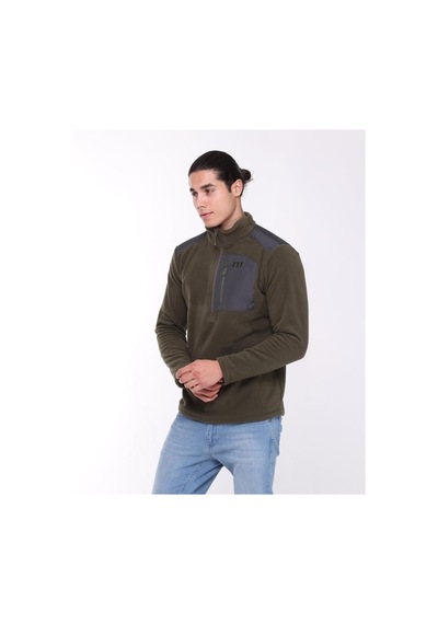 Helly Hansen Block Halfzip Polar Utility Green 001