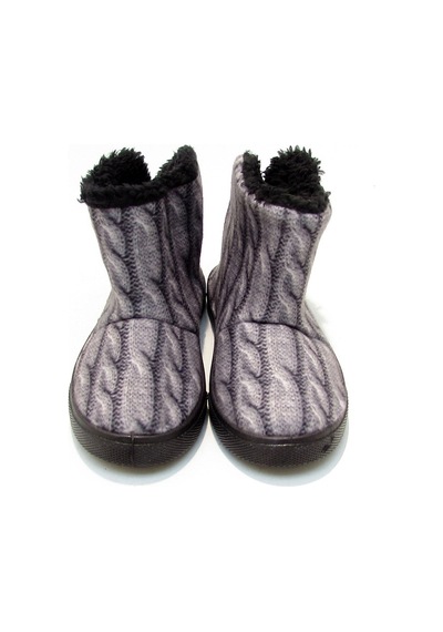 Sanbe Snb106P131 Gri Unisex Boğazlı Patik Panduf-Gri