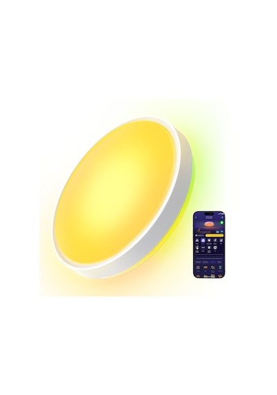 Govee Rgbıcww + Rgbıcww Yuvarlak Akıllı Tavan Armatürü Pro 15 İnç