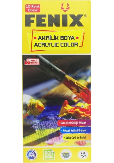 Fenix Akrilik Boya Seti 10X15Ml