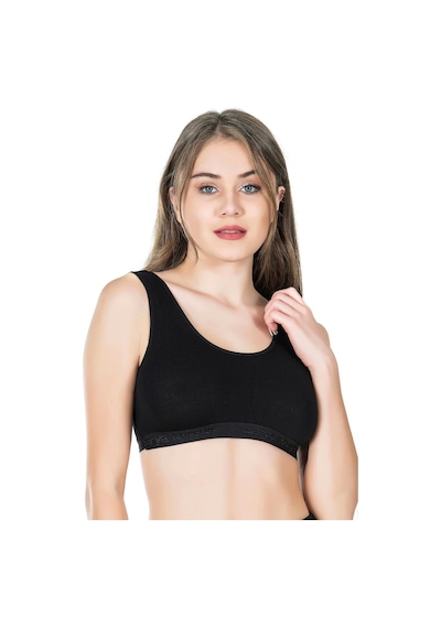 Saklımoda Derya Kurşun Geniş Askılı Body Sütyen 524 Beyaz