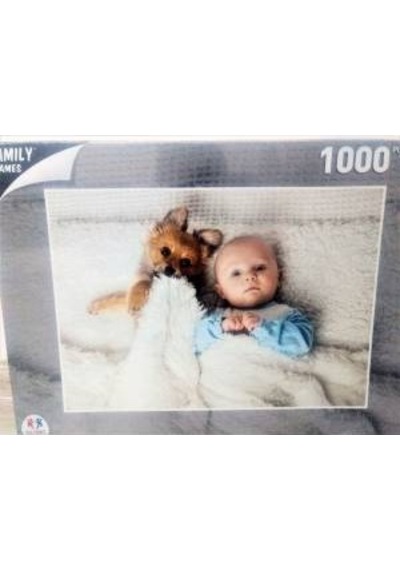 Globo Giochi 1000 Parça Puzzle - Baby And Dog