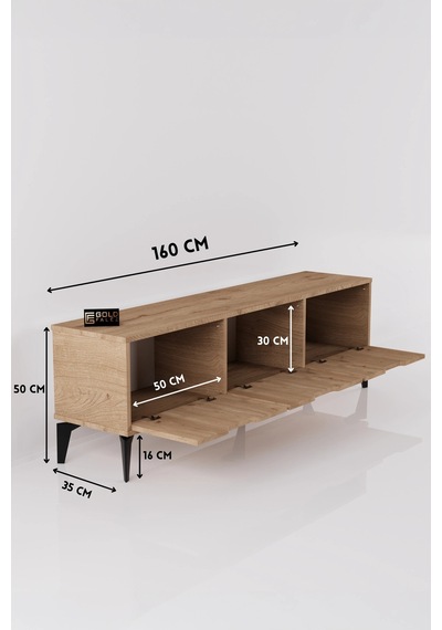 Royal Tv Sehpası Suntalam Bej 160x35 Çok Renkli