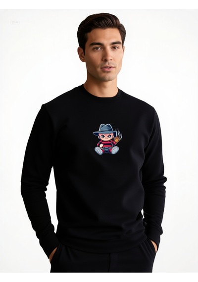 Freddy Krueger Unisex Sweatshirt Siyah