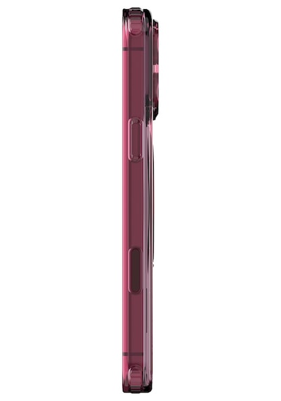 Apple iPhone Uyumlu 18 Pro Max Kılıf M-safe Özellikli Raptic Air Stand Serisi Aynalı Arka Yüzey Standlı Bordo