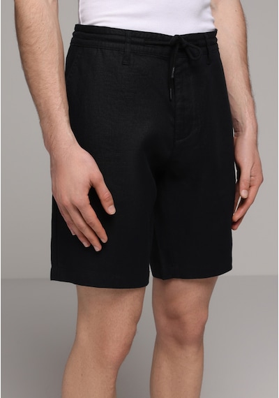 Colin's Colins Regular Fit Orta Bel Düz Erkek Siyah Şort Cl1080005 Q1.v1 Blk