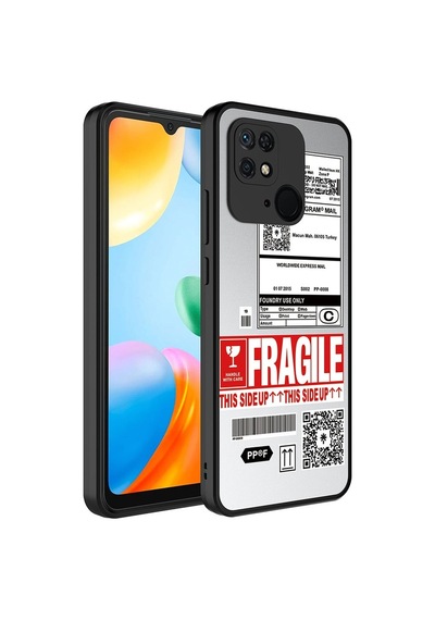 Xiaomi Redmi 10c Kılıf Aynalı Desenli Kamera Korumalı Parlak Zore Mirror Kılıf
