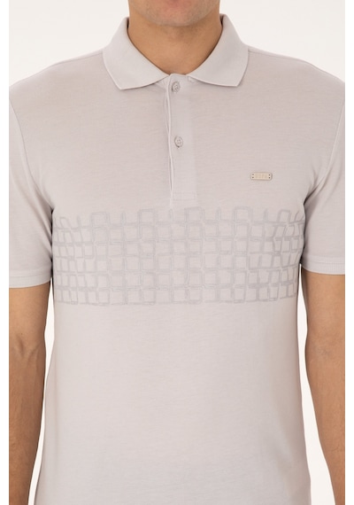 U.S. Polo Assn. U.s. Polo Assn. Erkek Taş Tişört 50324789-vr049 Taş Rengi