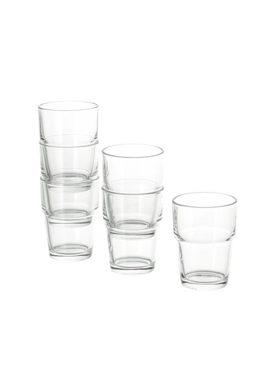 6 Adet Bardak Seti Cam Meridyendukkan 17 Cl, 6 Lı Set Su-meşrubat Bardağı