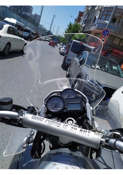 2004-2012 Bmw 1200Gs Uzun Cam Şeffaf 43Cm 4Mm 6Cm Uzun Zeus