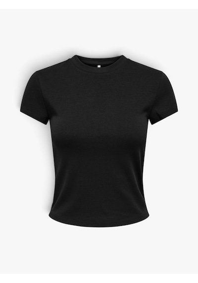 Only Onlsuperıor S/s O-neck Top Cc Jrs Kadın Siyah - 15377620