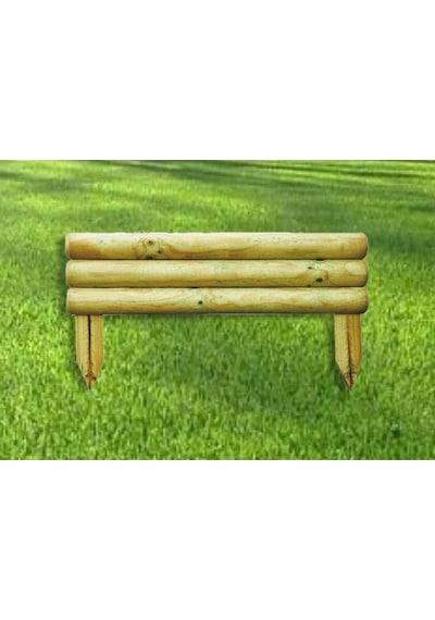 Yerebatan Ahşap Sebze Bahçesi Çiti Ahşap Bordür 25 X 50
