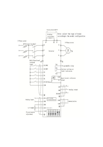 Rbca H901-4t07r5g ,7.5kw/380v Ac Motor Sürücü 7.5