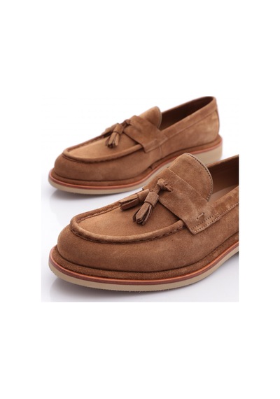 Dgn 6ym4634 Erkek Loafer Ayakkabi Sigaro Süet