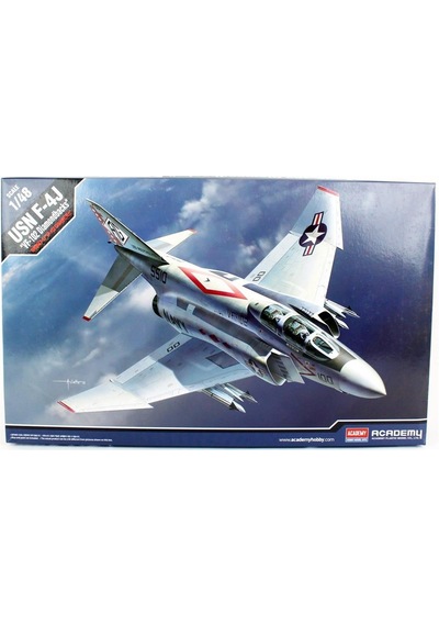 Academy 12323 1/48 Ölçek, Usn F-4j Vf-102 Diamondbacks Savaş Uçağı, Plastik Model Kiti-51205