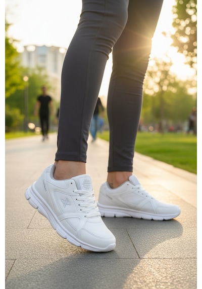 Enoch Ortopedik Yüksek Darbe Emicili Ultra Hafif Erkek Sneaker Beyaz