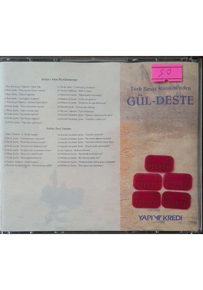 Plak Değildir Cd Dir Cd Türk Sanat Müsikisi'n Den Gül-deste Cd