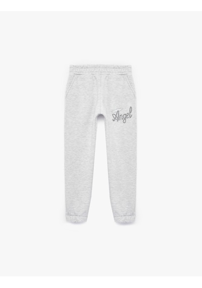 Koton Şardonlu Taş Detaylı Beli Lastikli Jogger Eşofman Altı Kar Melanj 7wkg40014ak Gri Melanj Koton Şardonlu Taş Detaylı Beli Lastikli Jogger Eşofman Altı Kar Melanj 7wkg40014ak Gri Melanj