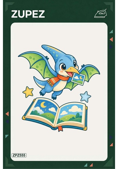 Zpz555 Pterosaur Hikâye Uçuşu Ütüyle Uygulanabilir Transfer Baskı - 911529808