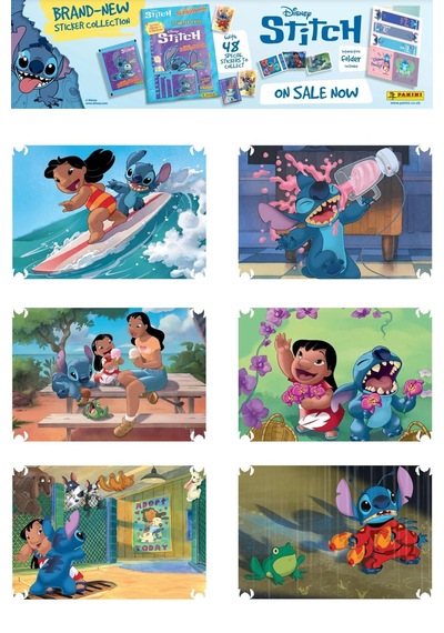 1 Paket Panini Stitch Süper Scrapbook Çıkartma Sticker