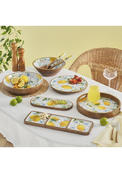 Karaca Home Mango Lemon 3'lü Çerezlik 42x14x2,5 Cm