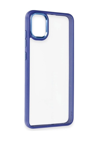 Samsung Galaxy A05 Kılıf Power Silikon - Lacivert Çok Renkli