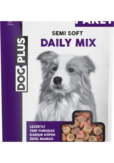 Dogplus Lezzetli Yarı Yumuşak Karışık Köpek Ödül Maması 180 Gr X 5 Adet