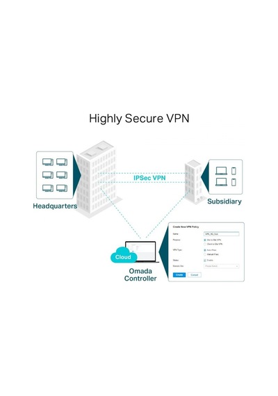 TP-LINK TL-ER7206 Gigabit  Multi-WAN VPN Rou  er