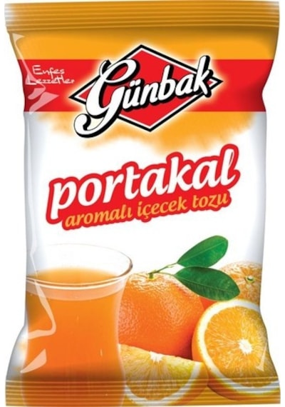Günbak Portakal Aromalı İçecek Tozu 2 x 250 G