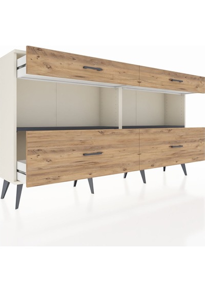 Arges Konsol 2 Raflı 4 Çekmeceli 176x30x99 Aytaşı-antrasit/çam Aytaşı-antrasit/çam Arges Konsol 2 Raflı 4 Çekmeceli 176x30x99 Aytaşı-antrasit/çam Aytaşı-antrasit/çam