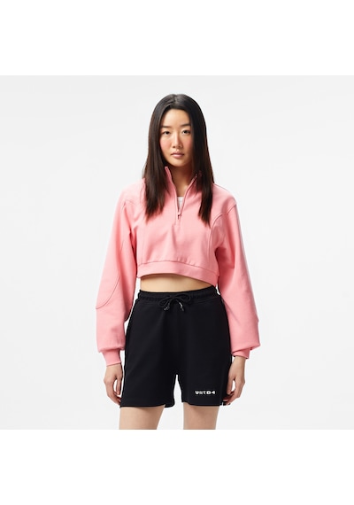 Unıted4 Örme Crop Kadın Pembe Sweatshirt Cuko 2800236