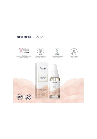 Yaşlanma Karşıtı Collagen & Niacinamide & 24k Altın Yapraklı Serum 30 Ml