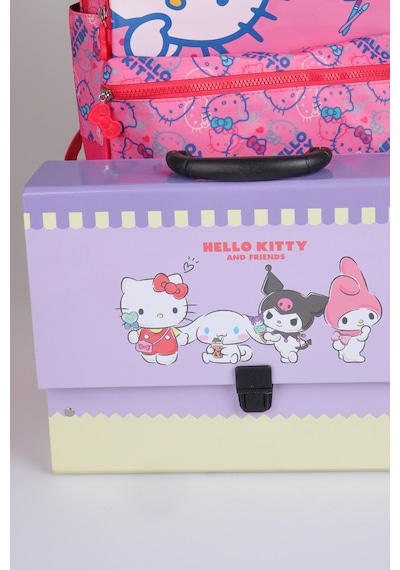 X Dekomus "candy Kitty Collection" Hello Kitty Lisanslı Ortopedik İlkokul Çantası Ve Saplı Çanta Seti Altın