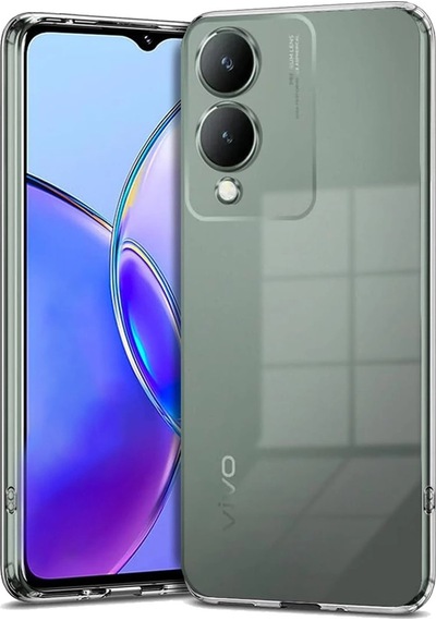 Vivo Y17s Kılıf Lüx Şeffaf Silikon