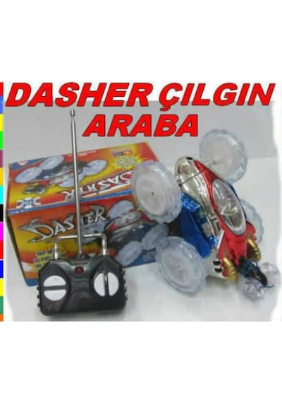 Akrobat Araba Büyük Boy Taklacı Araba Kumandalı Dasher  Akrobat