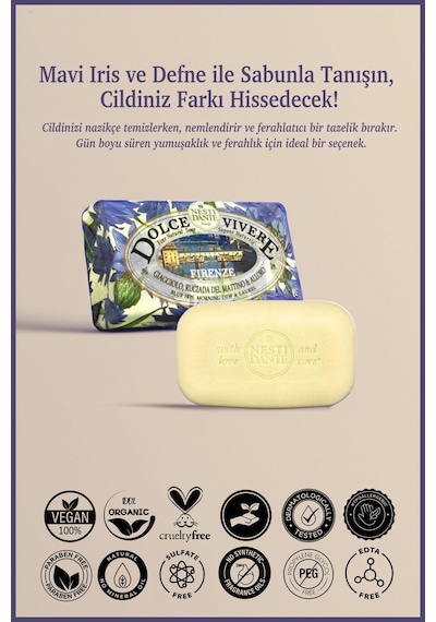 Nesti Dante Dolce Vivere Frienze Vegan Bakım Sabun 250 G