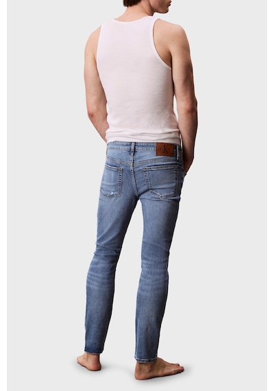 Calvin Klein Erkek Kot Pantolon Lv04rc712g X6s Mavi Mavi