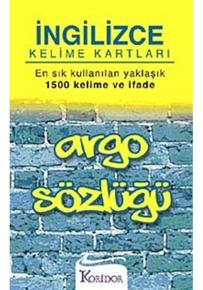 Argo Kelime Kartları- Koridor Yayıncılık