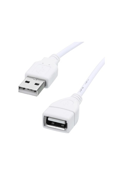 9660 Usb Power Data Kablo Açma Kapama Düğmeli Dişi Erkek Güç Ara Uzatma Kablosu 2 Metre