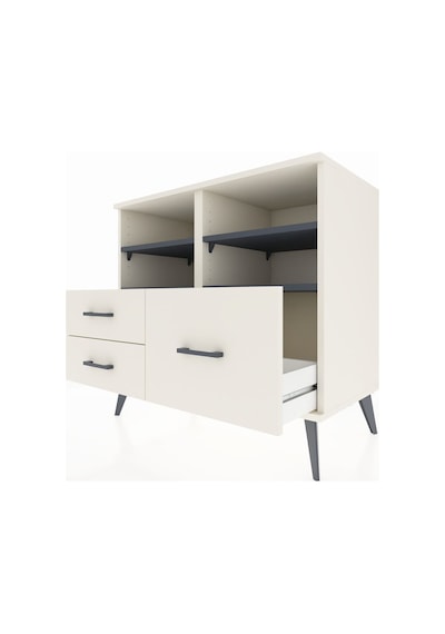 Hyperion Şifonyer 4 Raflı 3 Çekmeceli 88x44x80 Aytaşı-antrasit/aytaşı Antrasit/aytaşı Hyperion Şifonyer 4 Raflı 3 Çekmeceli 88x44x80 Aytaşı-antrasit/aytaşı Antrasit/aytaşı